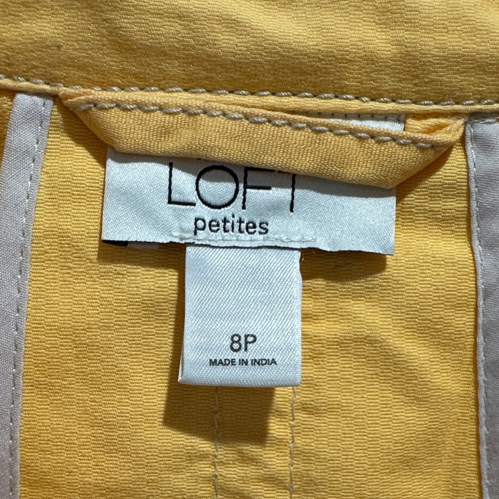 LOFT Women's Utility Jacket in Vibrant Yellow - Picture 2 of 5